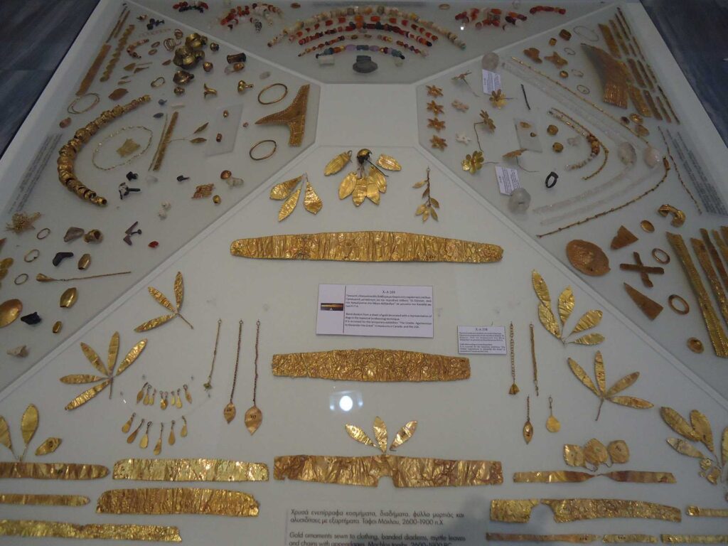 Minoan jewelry, Archaeological Museum of Heraklion