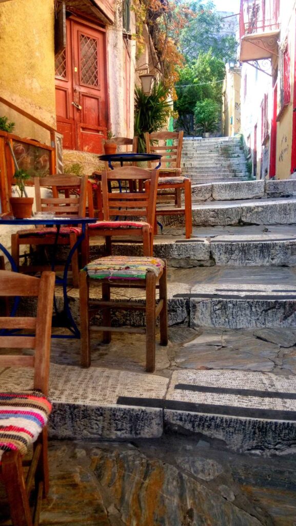 Stairway in Plaka, Athens