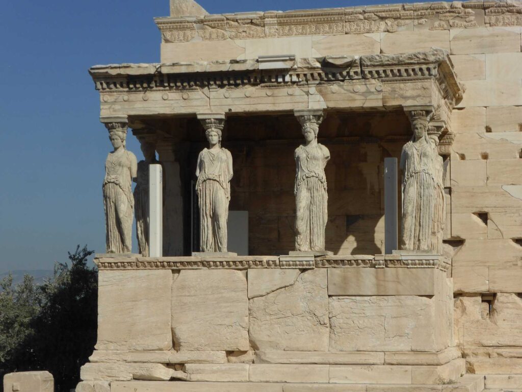 Caryatids Erechtheion - Acropolis