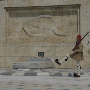 Presidential guard(Tsolias) in front of the parliament, Athens