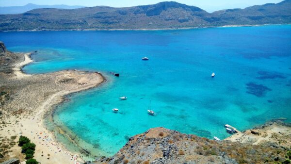 View from Gramvousa castle, Crete