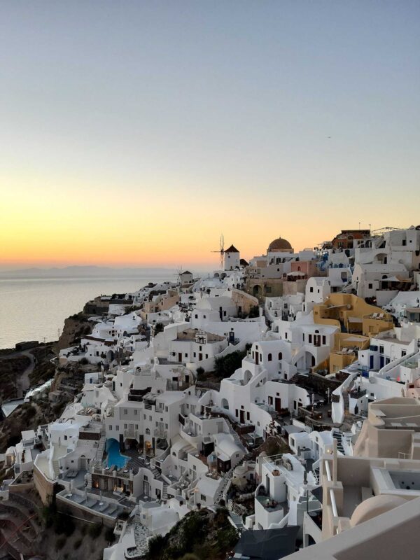 View from the old castle, Oia, Santorini