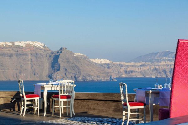 View of Santorini from Oia