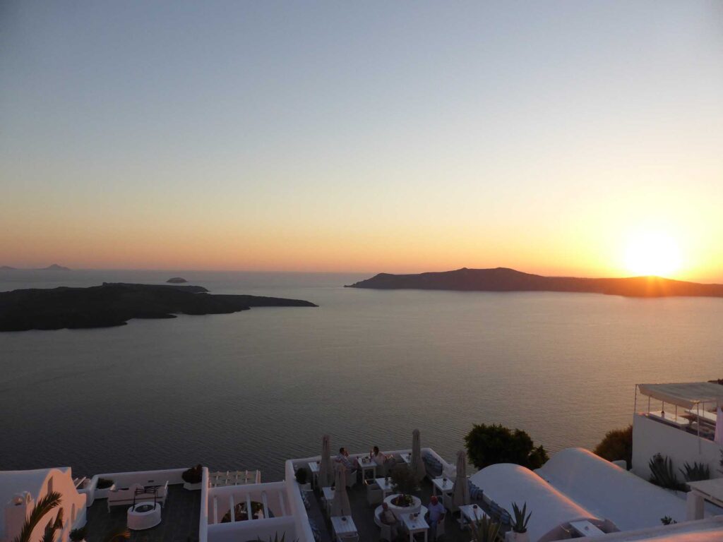 View from Firostefani, Santorini