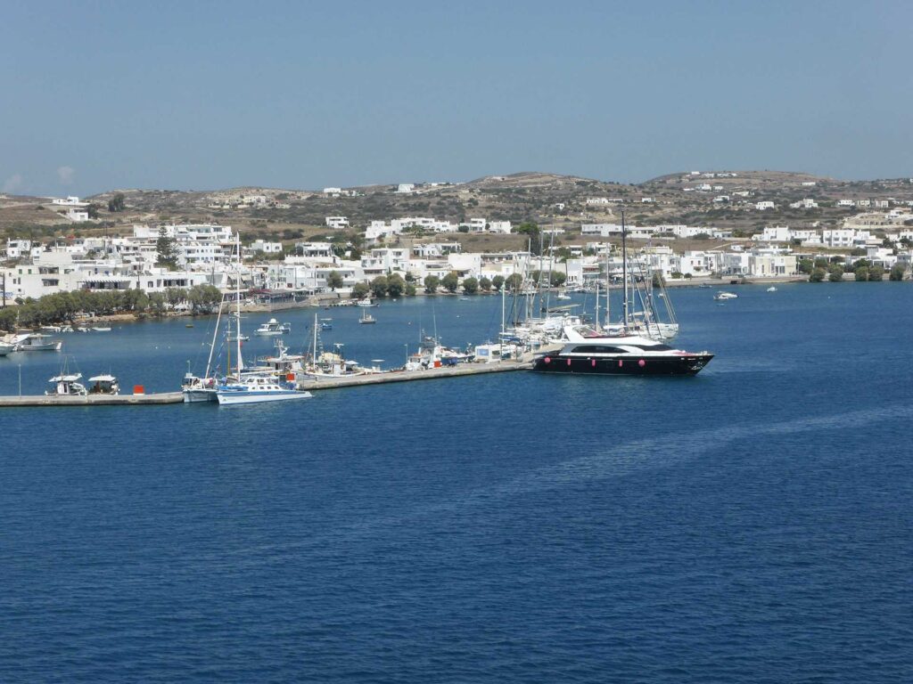 Adamas port, Milos, Greece