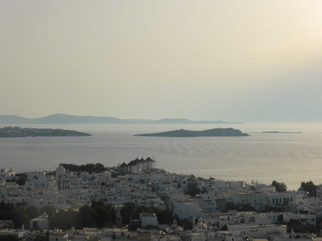 Mykonos town and Kato Myloi